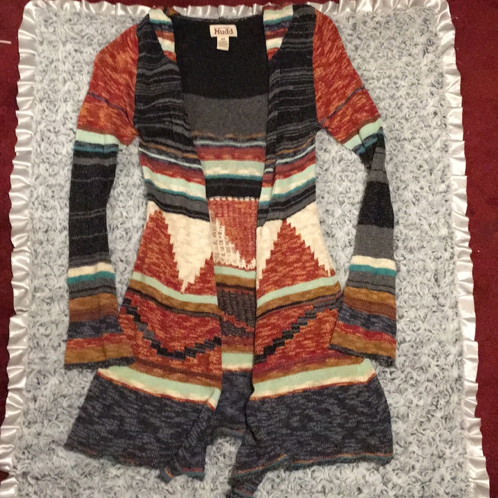 Mudd hooded long sweater